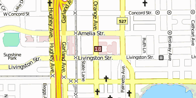 Orange County Courthouse (Florida) Stadtplan
